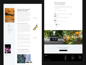 打造高端品牌形象的电商网页设计模板 视觉与转化并重